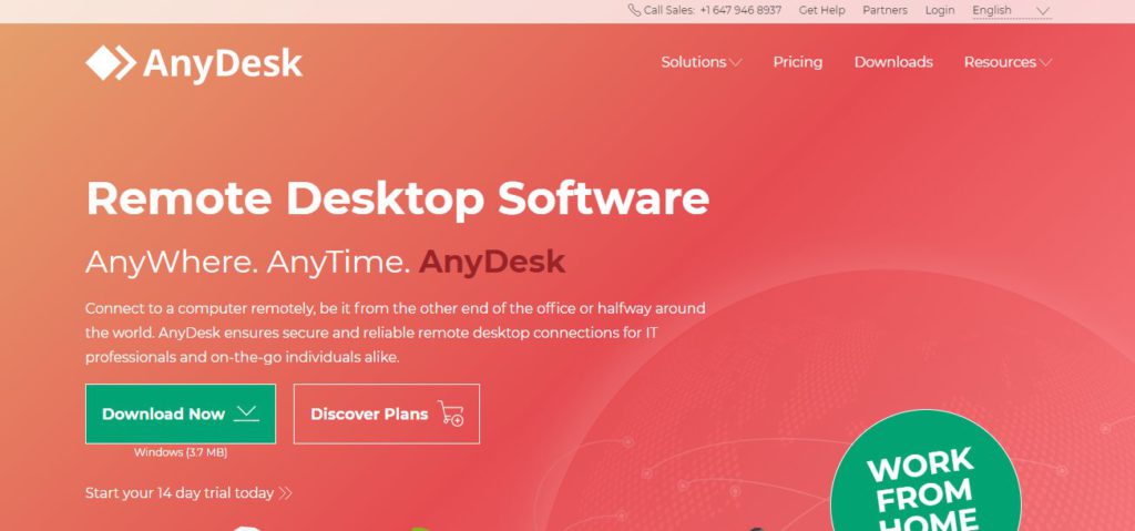 anydesk screen sharing