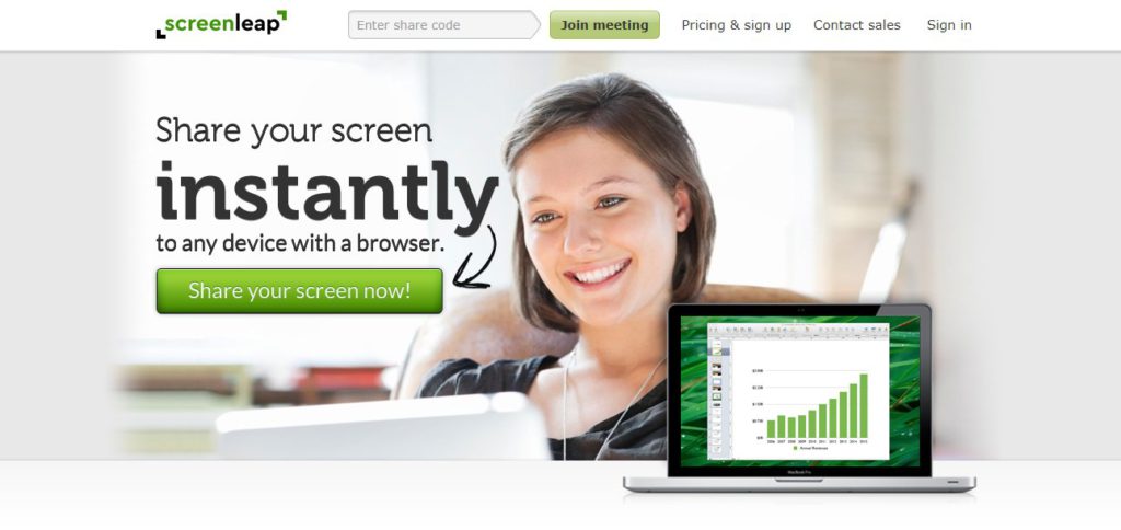 screenleap screen sharing software