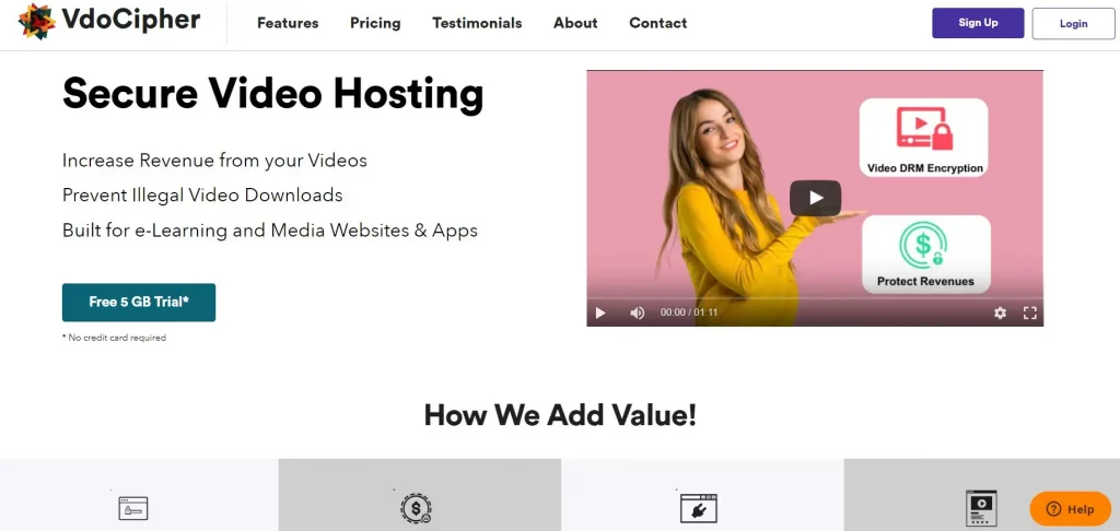 private video hosting