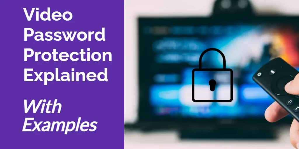 password protect video