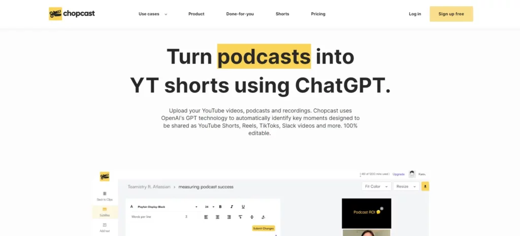 chopcast homepage