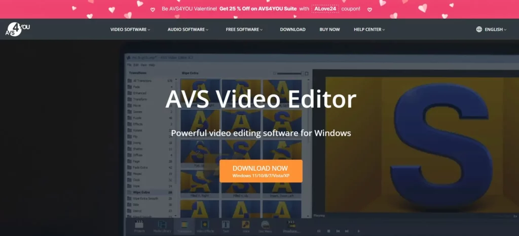 avs video editor homepage
