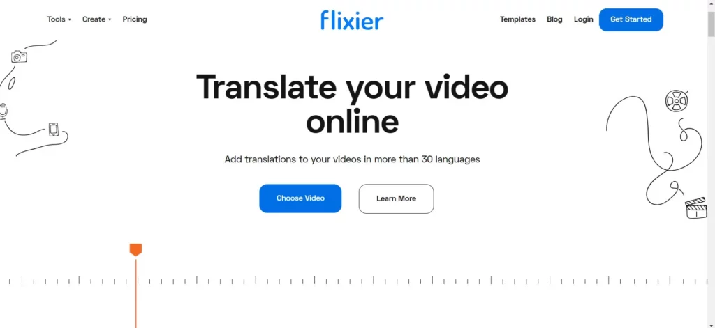 flixier home page